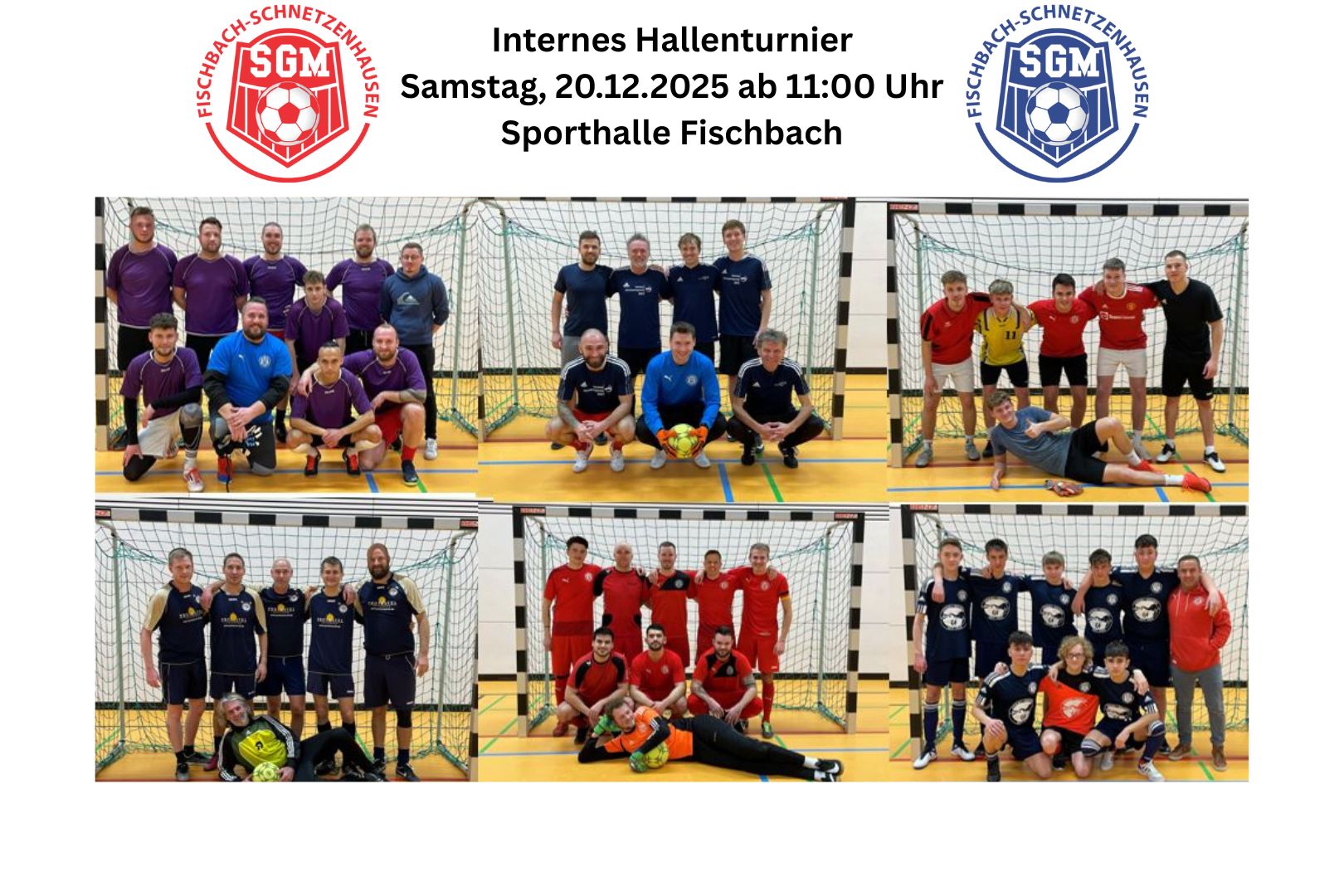 Internes Hallenturnier der Spielgemeinschaft Fischbach-Schnetzenhausen am 20.12.25