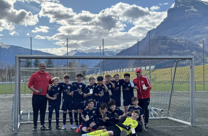 D1: 1. Platz beim 5. Internationalen D-Jugend Vorbereitungsturnier des FC Balzers in Liechtenstein